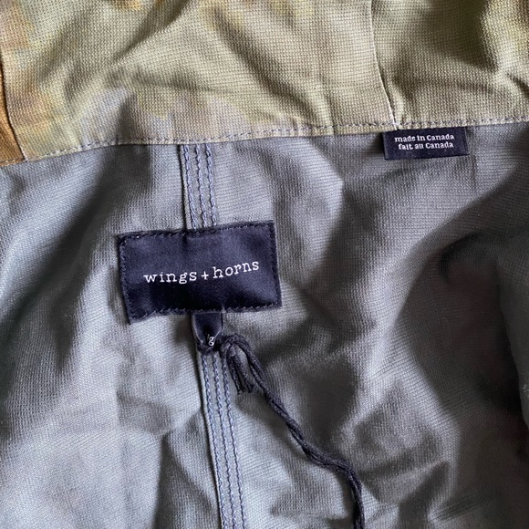 Wings + Horns camo hooded light jacket, size M/L - Picture 3 of 5